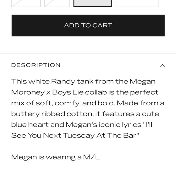 Boys Lie x Megan Moroney NEW WITH TAGS See You Next Tuesday Tank Top - Picture 4 of 5